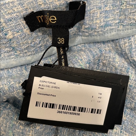 Pictorine Belted Tweed Pants - Picture 7 of 7